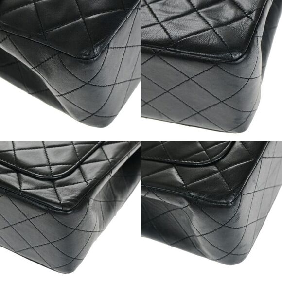 Chanel Timeless Black Leather Shoulder Bag (Pre-Owned) - Picture 8 of 12